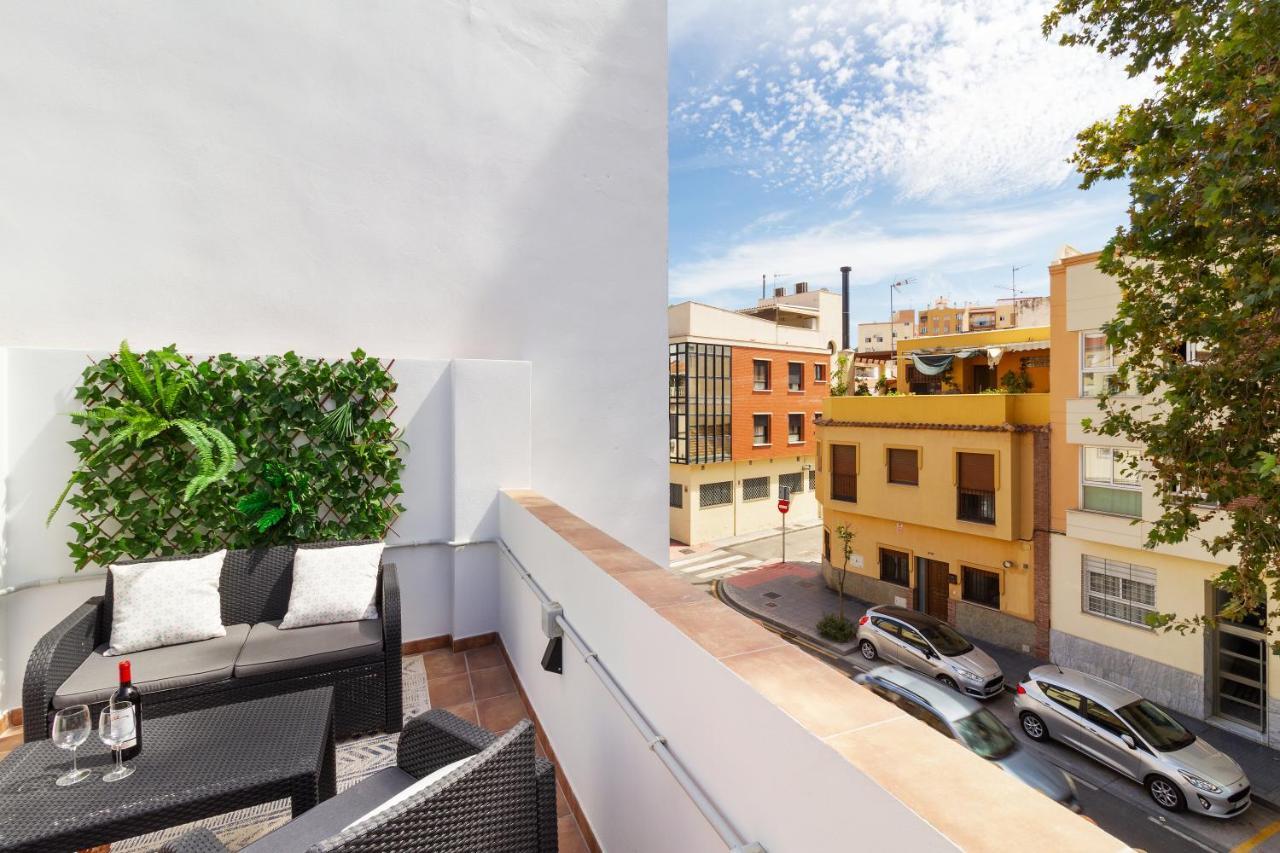 Barcelo 21, Parking On Request, Atico With Terrace & Studio With Patio, Center, Breakfast Included, Quite Neighborhood, Bc Málaga Exterior foto